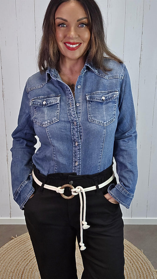 Elisa denimskjorte