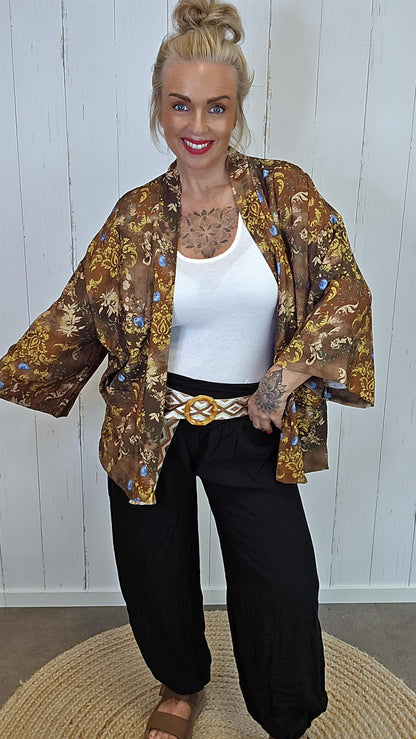 Charlie kimono med lommer
