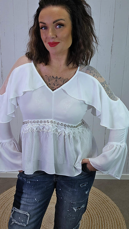 Juliette bluse hvit