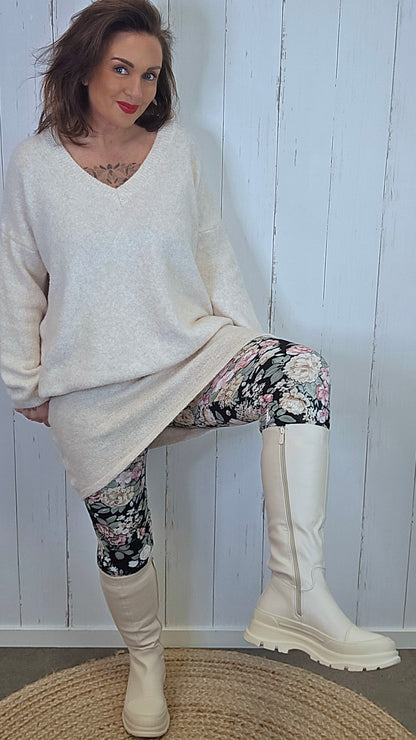 Lina Høye Chunkystøvler Cream