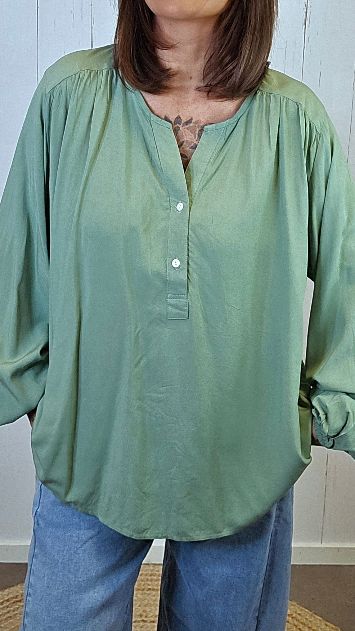 Catarine bluse grønn