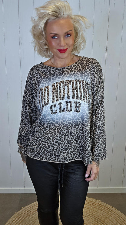 Do Nothing Club leo topp Taupe