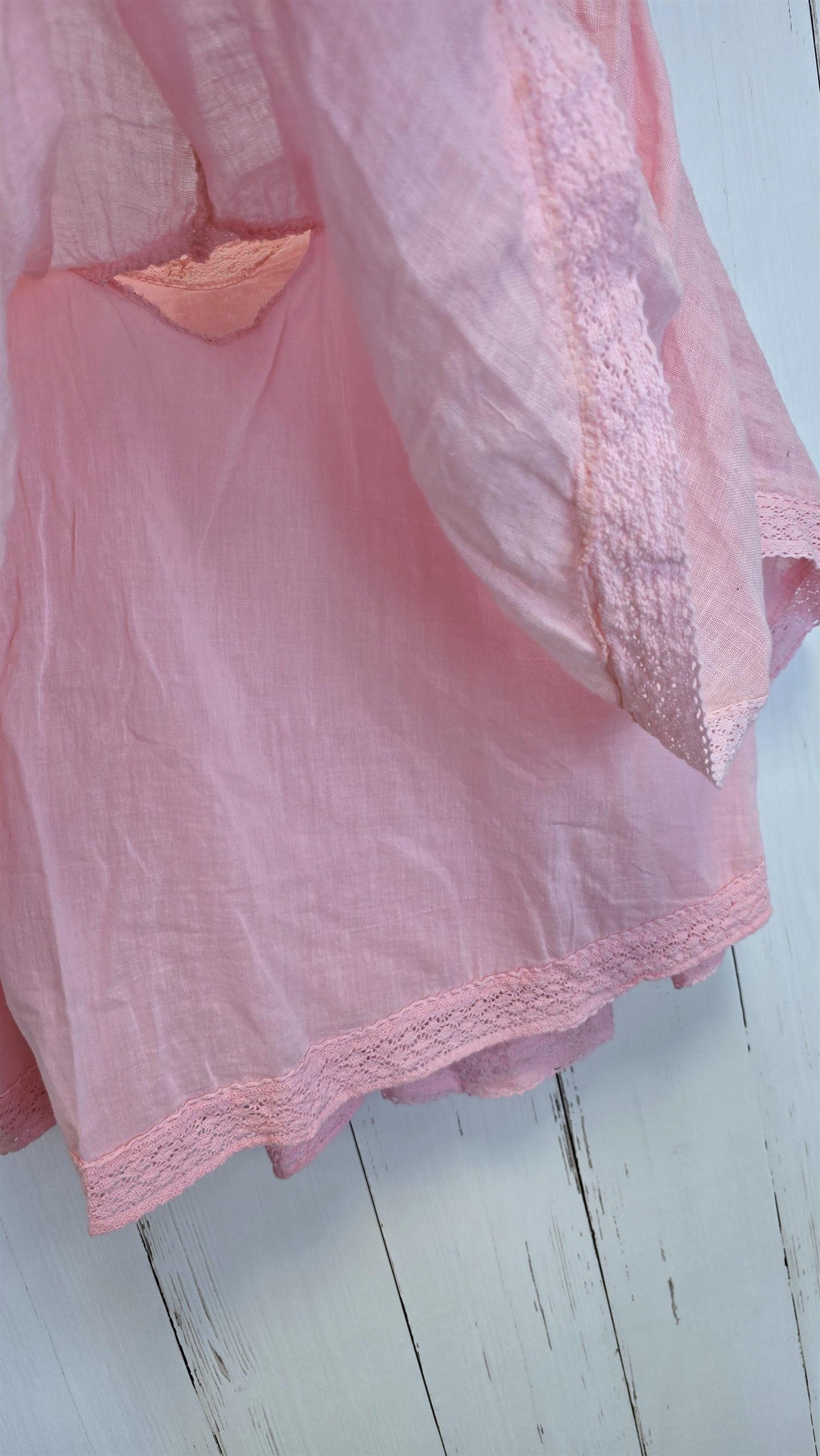 Sett Ponchotopp bukse rosa