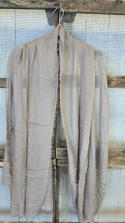 Izzy skjerf taupe