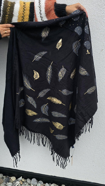 Sabrina skjerf svart