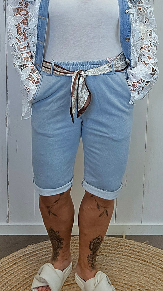 Joggershorts med belte