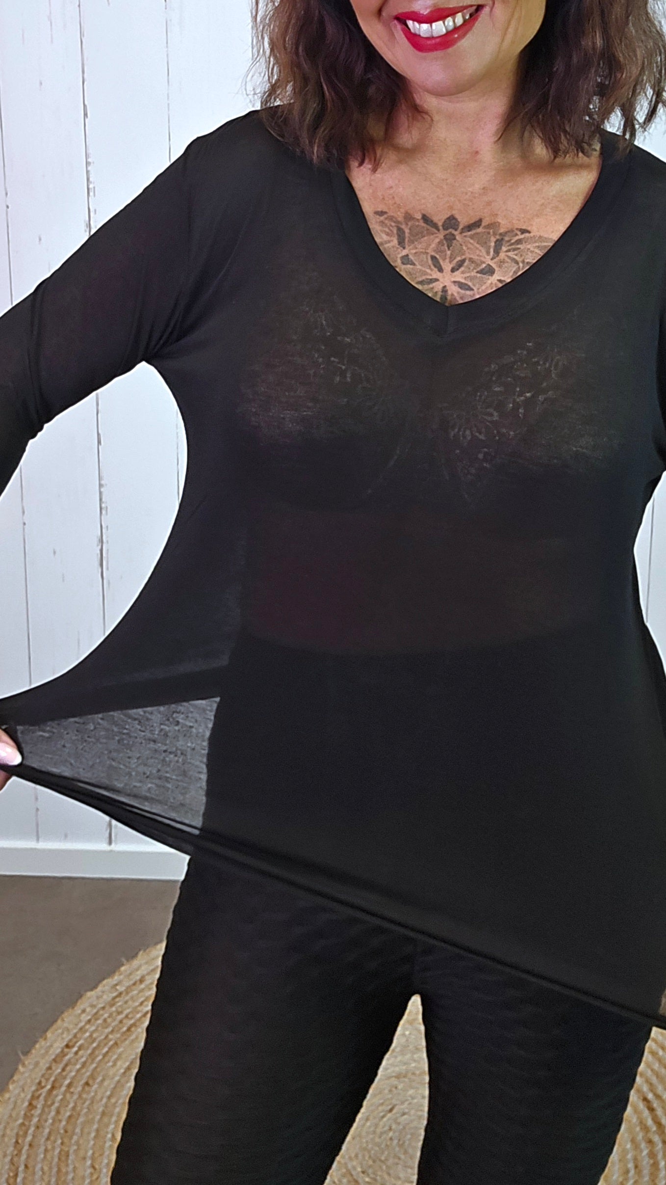 Melonie Topp svart