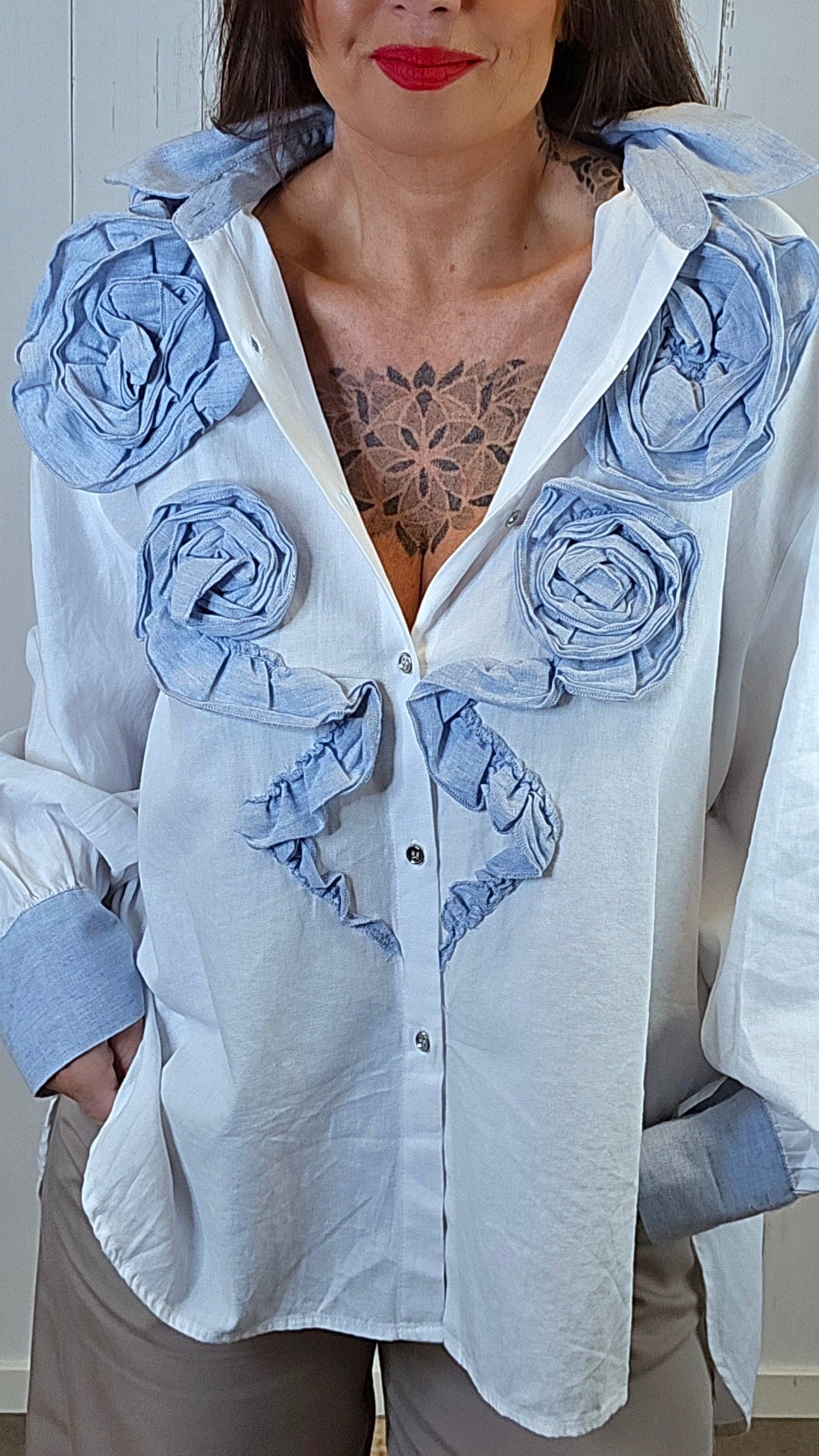 Ruby skjorte med denim