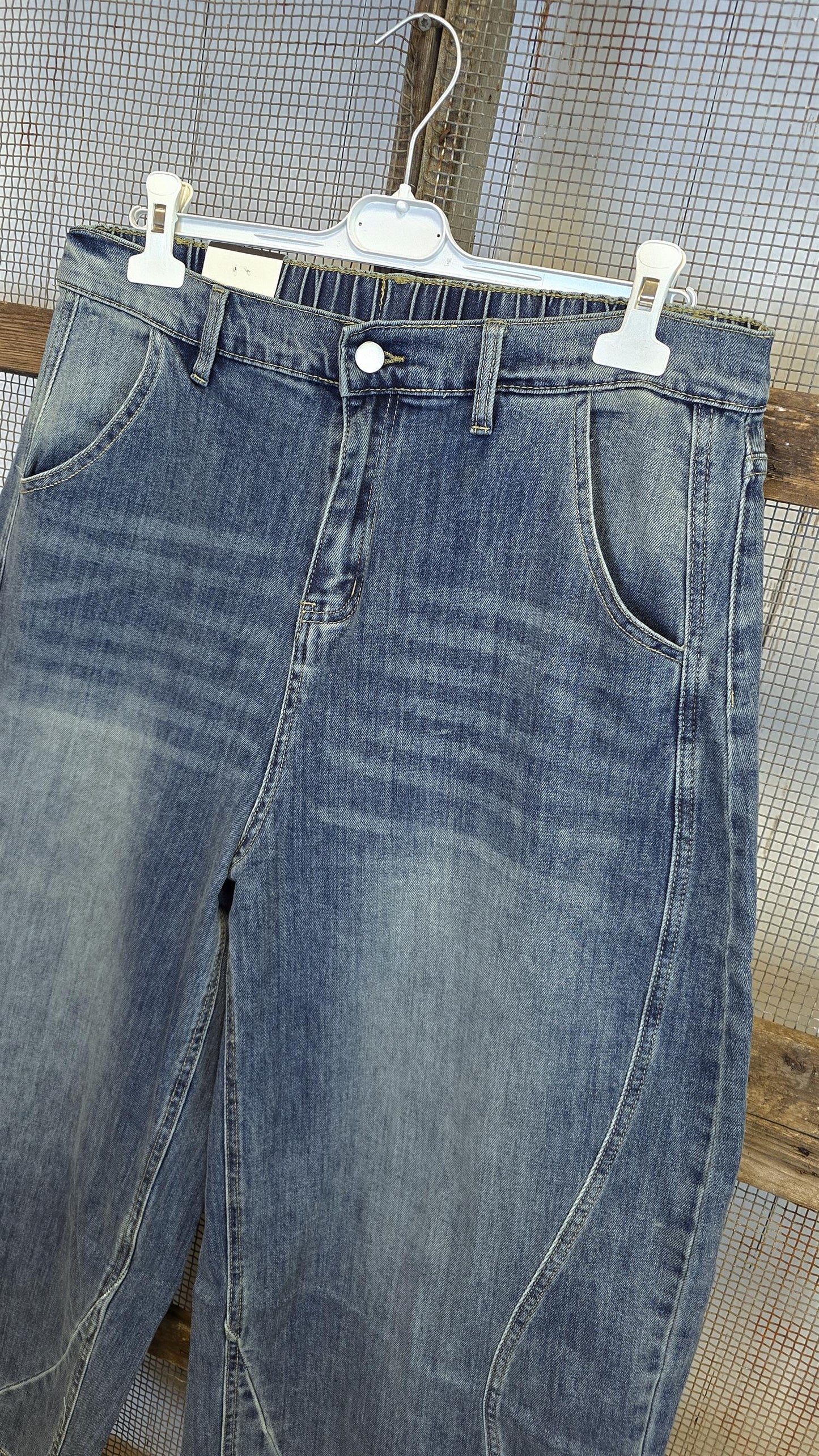 Elodie plus size barrel-jeans