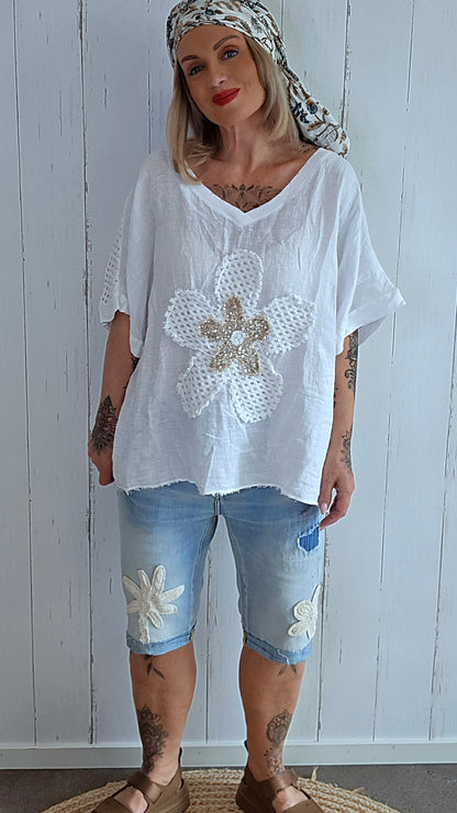 Emilie Lin Topp hvit
