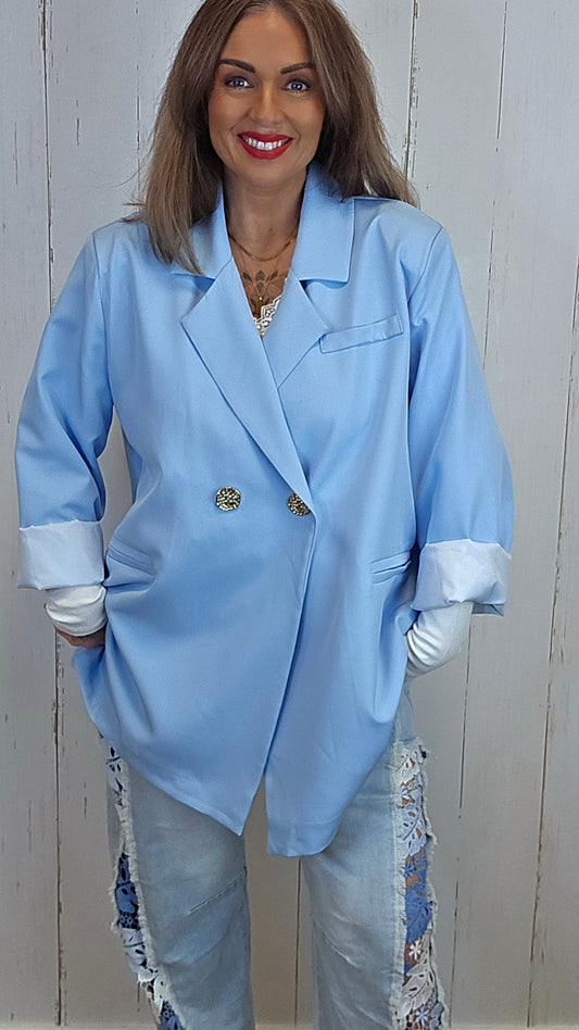 Tina blazer lys blå