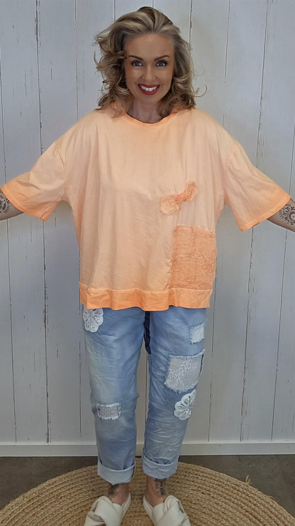 Nora topp orange