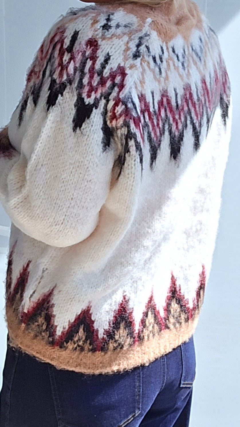 Brushed winter pullover