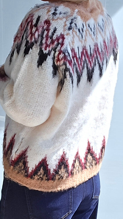 Brushed winter pullover