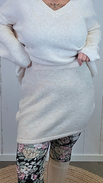 Clair Strikket Skjørt