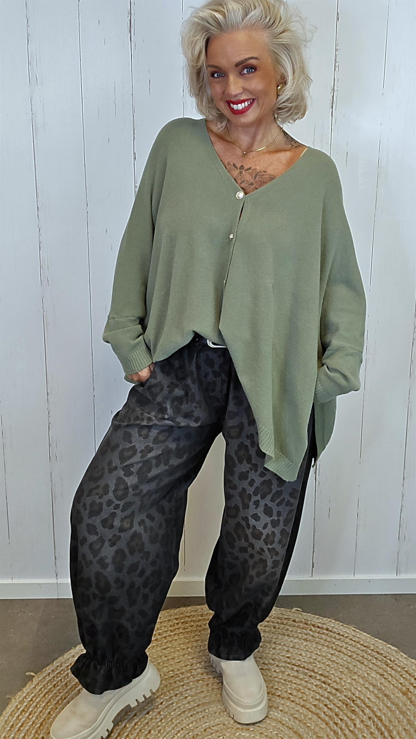 Enya cardigan grønn