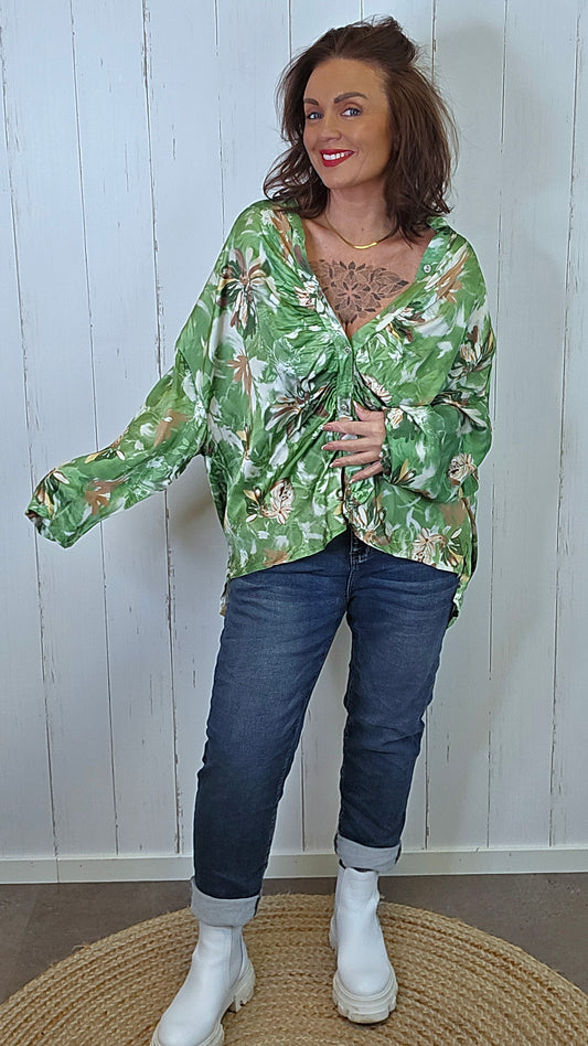 Emilie Skjortebluse Grønn