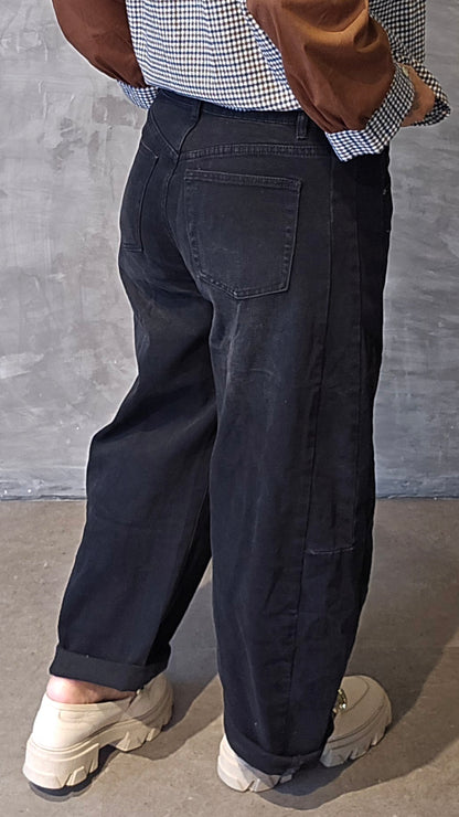 Mari baggy jeans svart