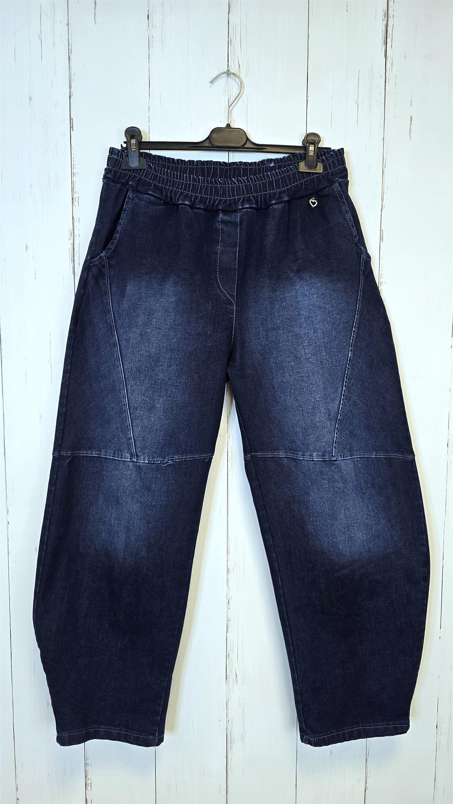 Harper stretchy barrel jeans