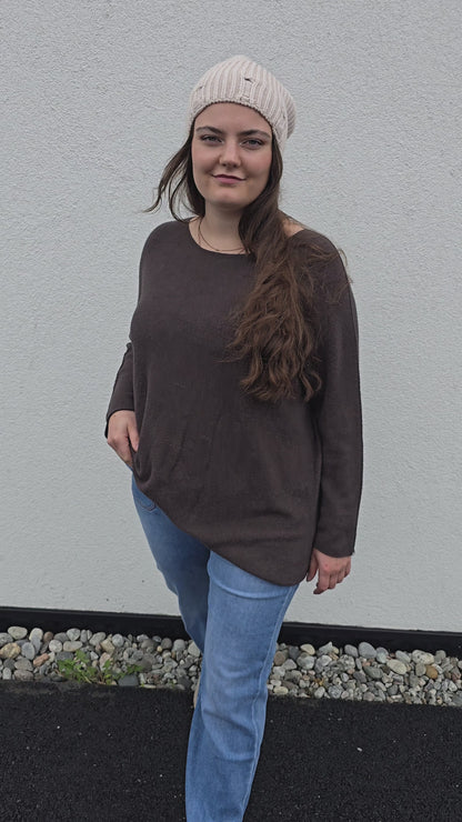 Sunniva genser brun