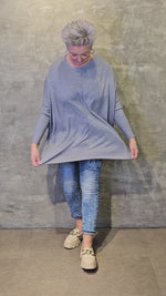 Cindy Long Sweater Grey
