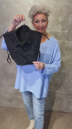 Clara Shirt Collar Black