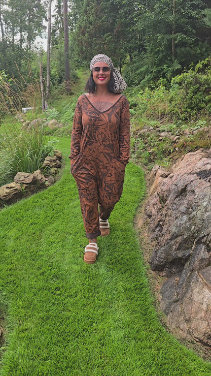 Hanna jumpsuit brun
