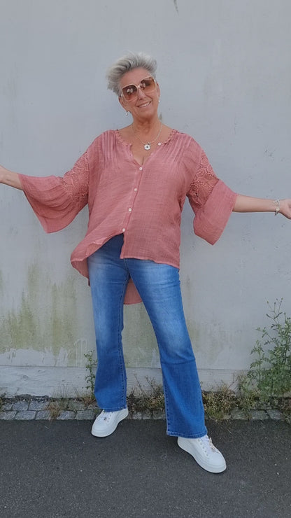 Nadja skjorte bluse rust