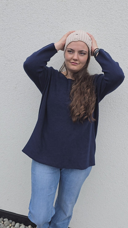 Sunniva genser navy