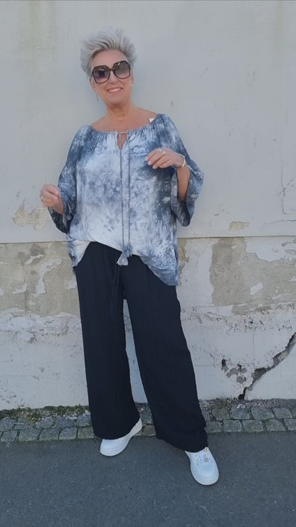 Mona bluse sort