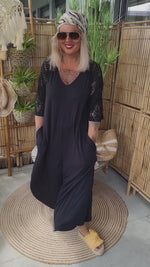 Kajsa Baggy Jumpsuit Black