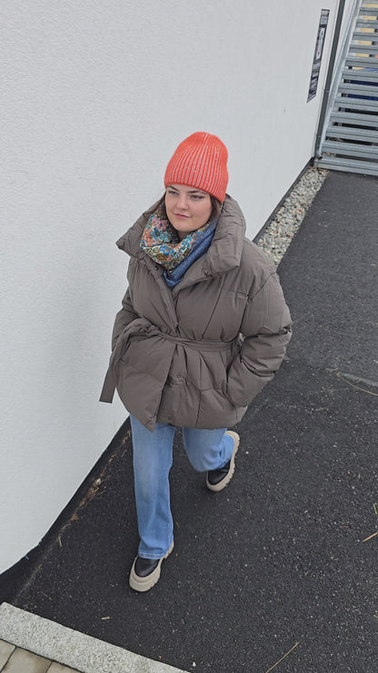 Alexandra jakke mørk taupe