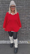 Alba Sweater Red