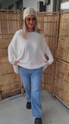 Mary Baggy Sweater Creme