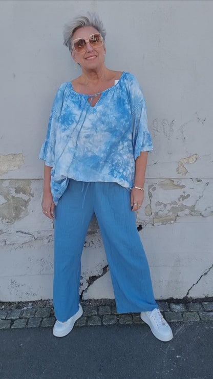 Mona bluse blå