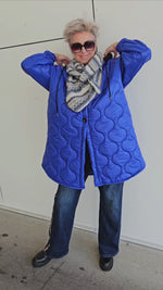 Izzy Baggy Jacket Blue