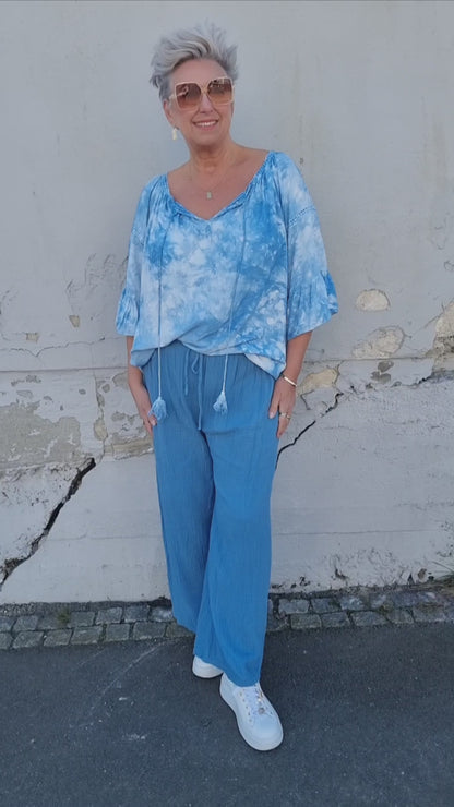 Silje bukse blå