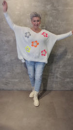 Flower Sweater Offwhite