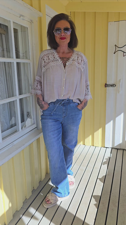 Kajsa skjorte beige
