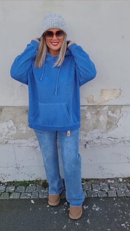 Trude Hoodie Sweater Blue