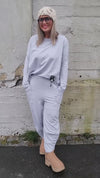 Emma Pant Light Grey