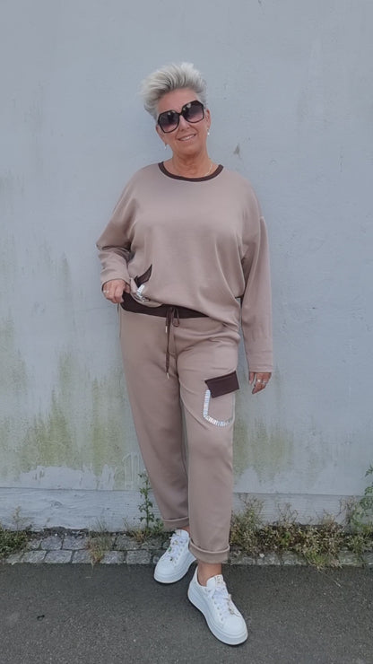 Randi bukse brun-beige