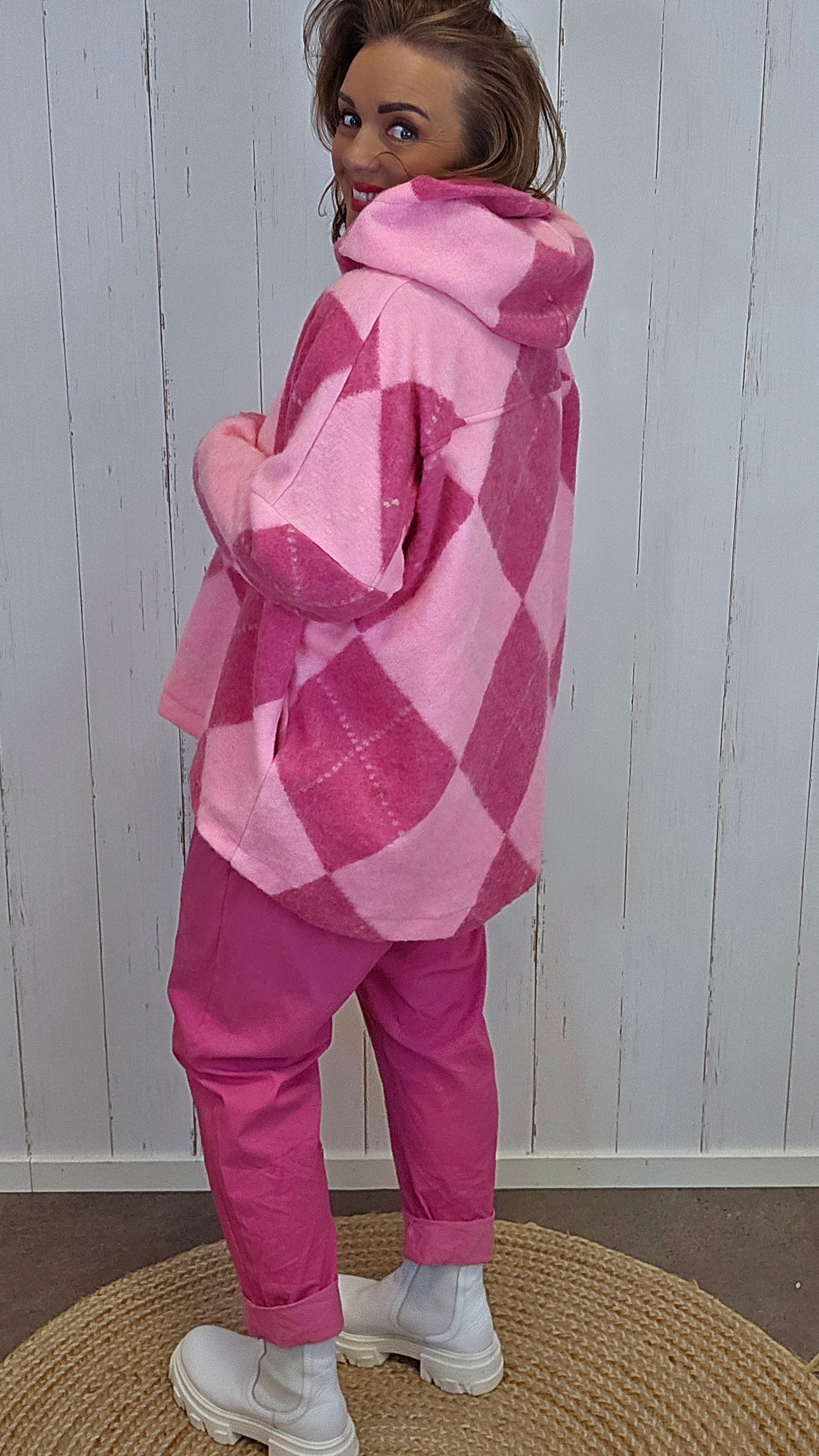 Disa hettegenser rosa