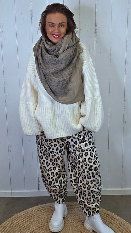 Belinda skjerf taupe